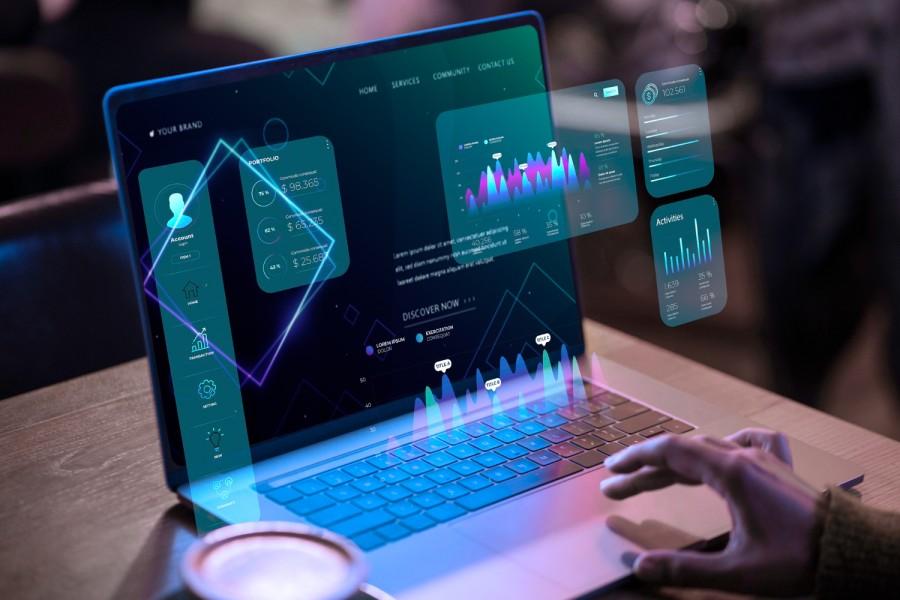 Interactive data visualization dashboard