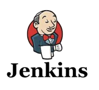 Jenkins automation logo representing continuous integration pipelines.